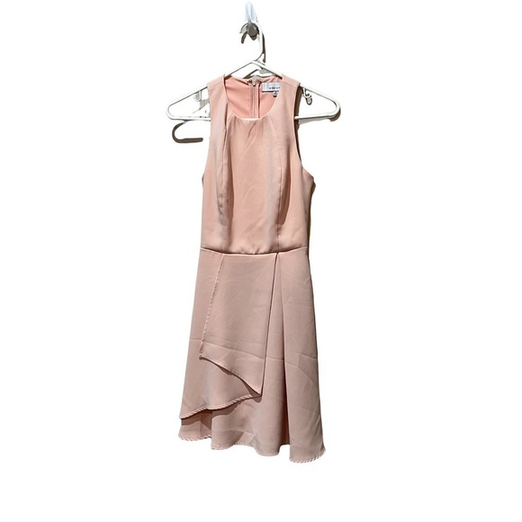 Adelyn Rae Light Pink Athena Fit Flare Dress // Size XS - Picture 2 of 9
